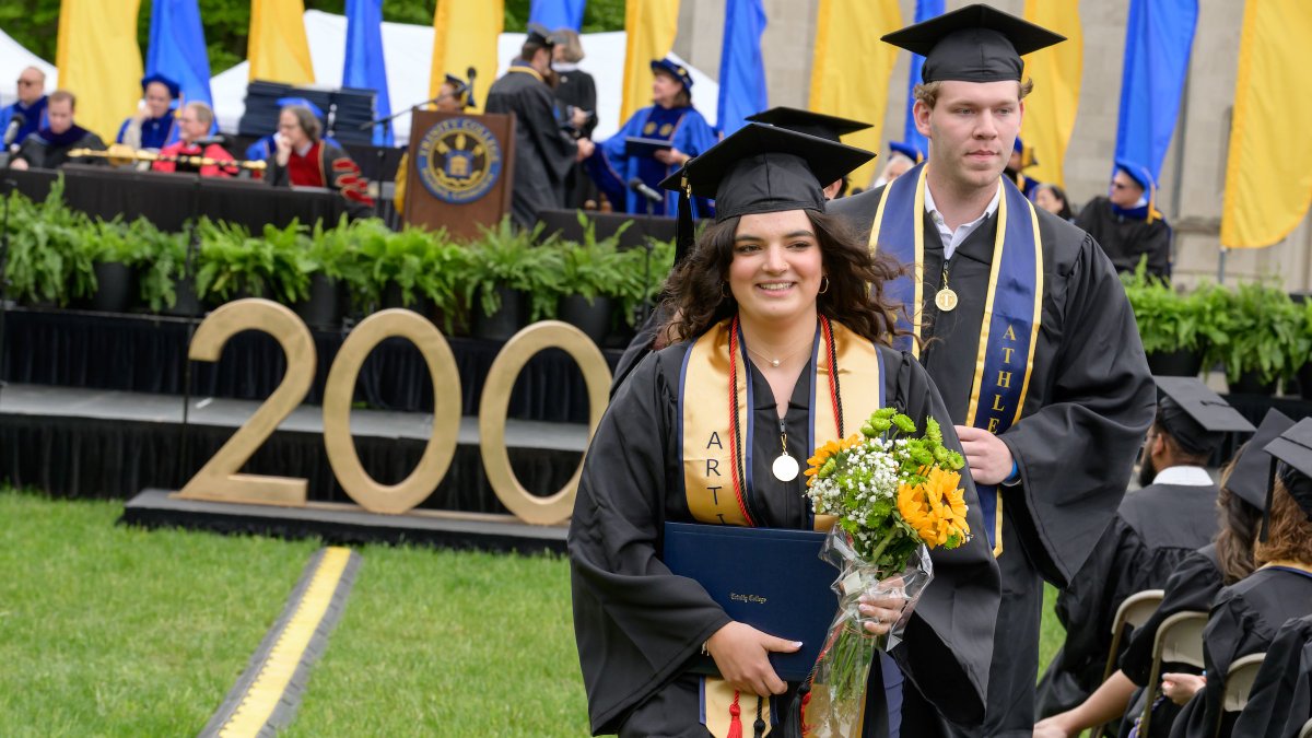Congratulations to the Class of 2024! 💙💛 We could not be more #TrinProud of you. 

🎓 For more on today's Commencement ceremony, visit trincoll.link/Commencement20…

#TogetherWeTrin #TrinColl2024 #TrinGrad