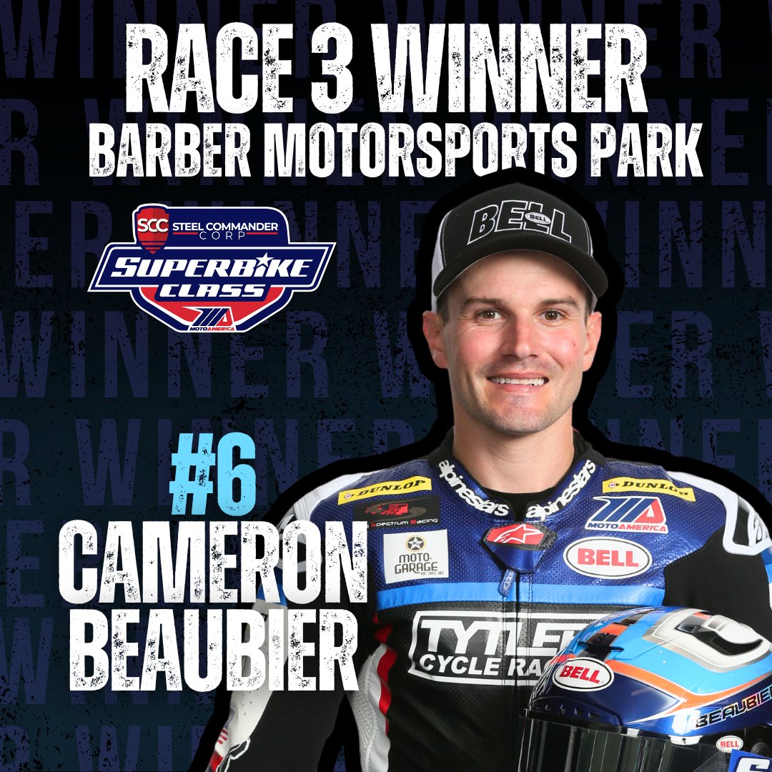 With his 62nd Superbike win, Tytlers Cycle Racing BMW rider Cameron Beaubier moves into second-place all-time in Superbike wins. 🙌