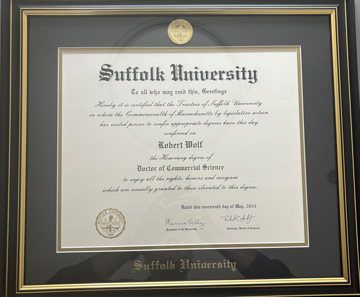 Finally a Dr. 😜 
Thank you @Suffolk_U 👨‍🎓