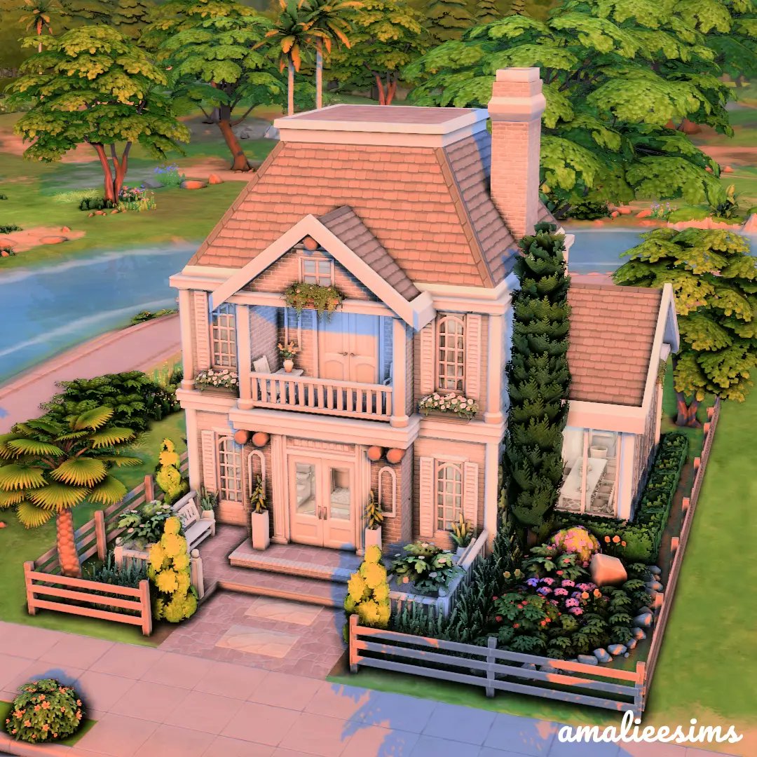 ♥ Base Game Grey House 

It is available in my gallery ID: amalieesims
Reshade ☑️ - Sugarcookies 2.0

♥ Have a great day!

🏷️ #TheSims4 #TS4 #ShowUsYourBuilds #Sims4