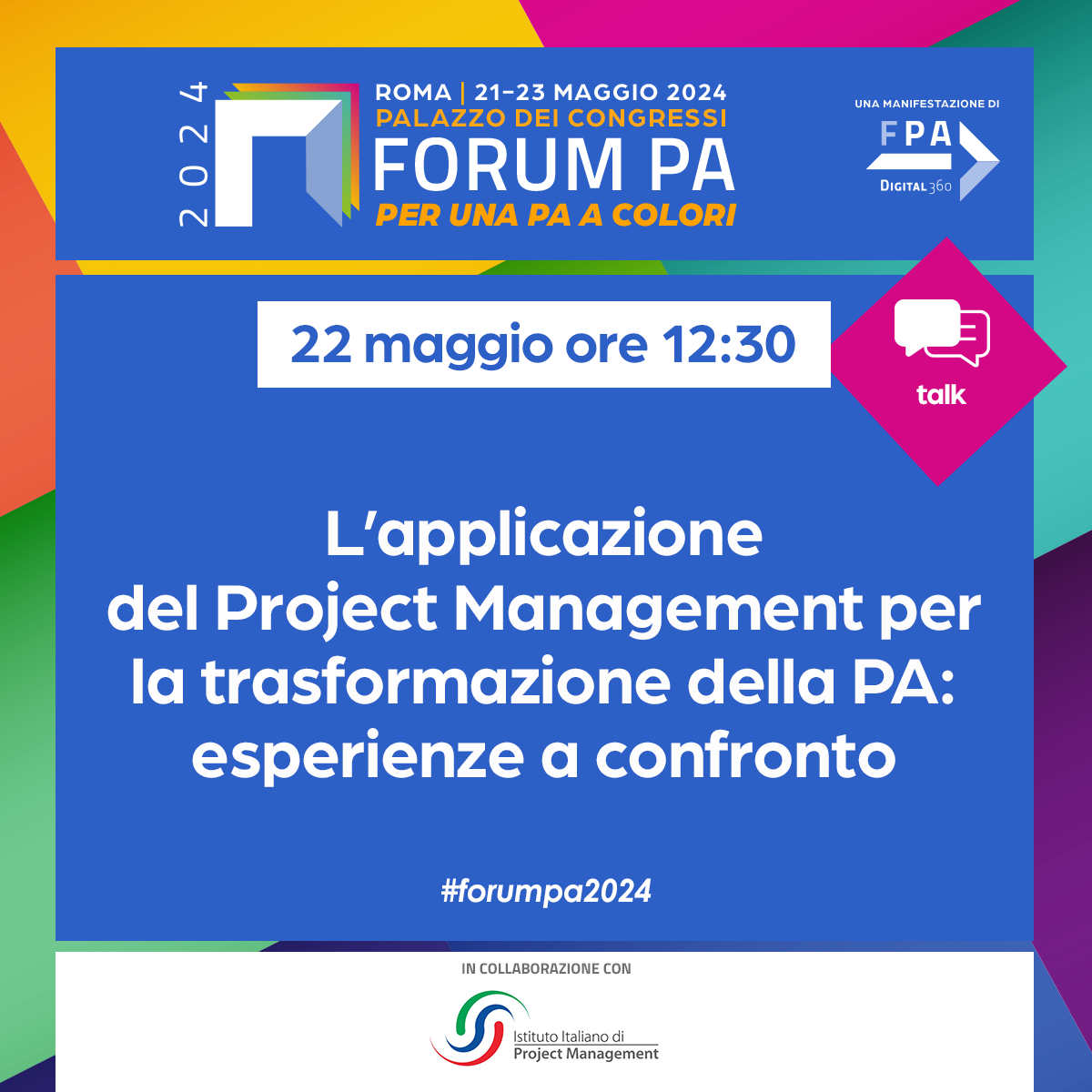 emanueleconsol3's tweet photo. FPA_net: Nelle pubbliche amministrazioni le metodologie di project management sono ormai indispensabili.

Ne parleremo a #forumpa2024 insieme a @ISIPM_Italy in un Talk dedicato e durante numerosi eventi.

Potete scoprire qui come approfondire l'argomento… https://t.co/yfXcWJmbTx