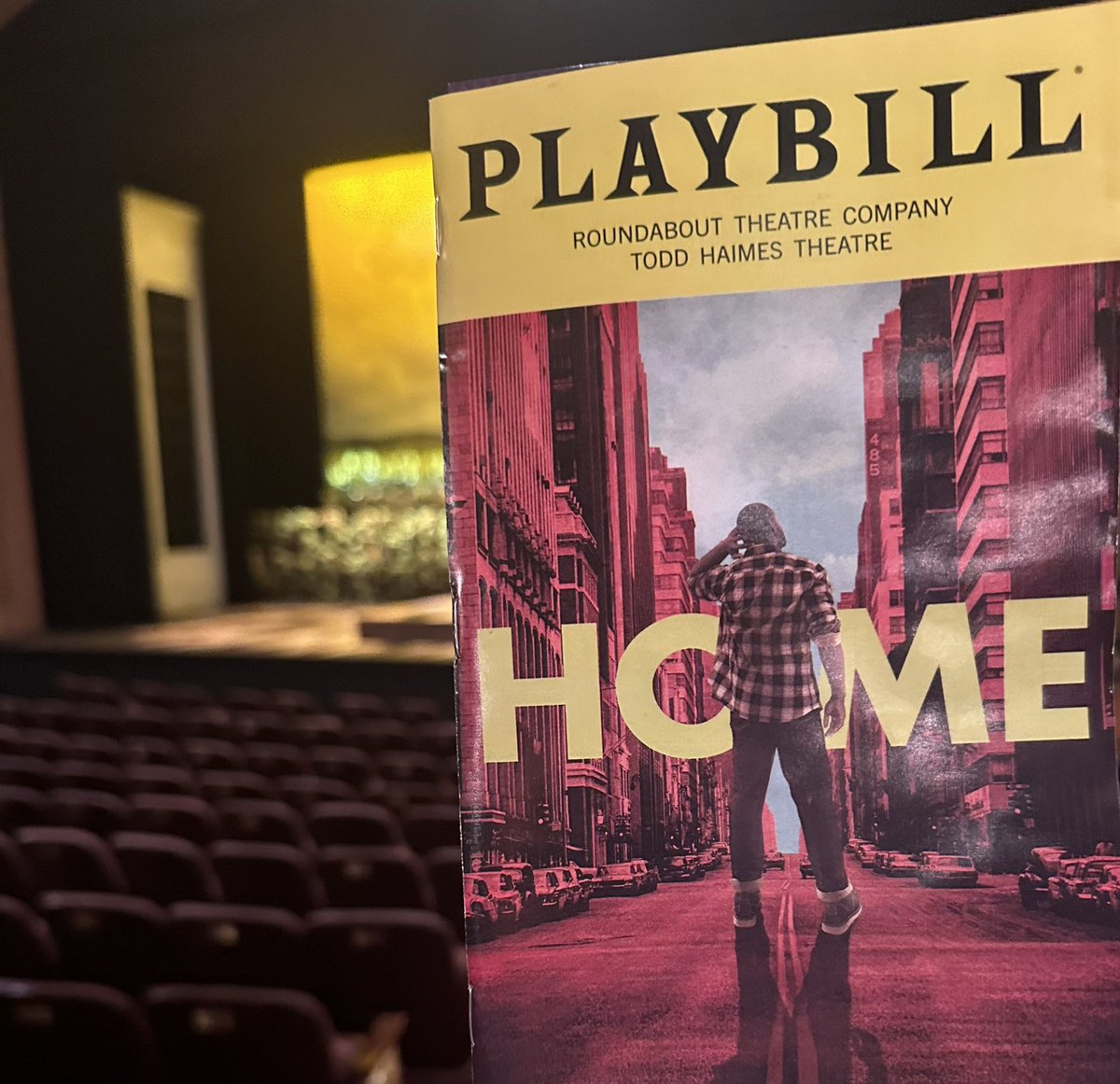 @roundaboutnyc #home an amazing piece of writing with a talented marvelous mesmerizing cast.