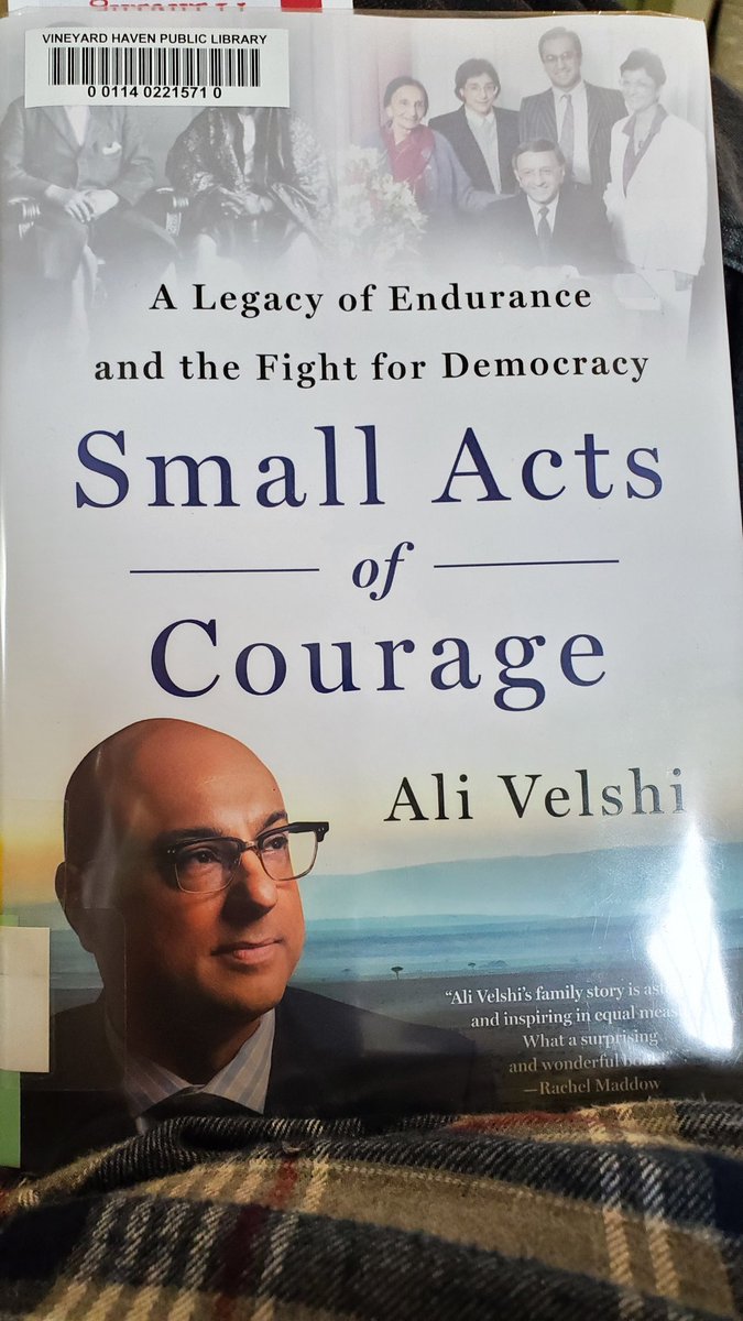 Really enjoying Ali Velshi's new book, Small Acts of Courage. I strongly recommend it. #AliVelshi #Velshi