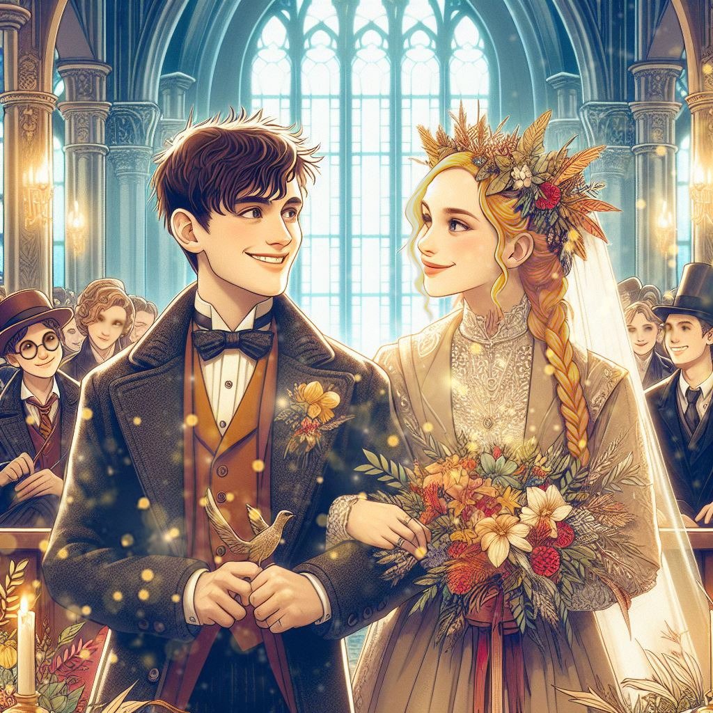 I was practicing using an AI and asked it to give me an illustration of Newt and Tina's wedding..., and it ended up giving me Rolf and Luna's wedding 😭😭😭😭😭❤️❤️❤️
#newtina #fantasticbeasts #harrypotter #wizardingworld #newtscamander #tinagoldstein #lunalovegood