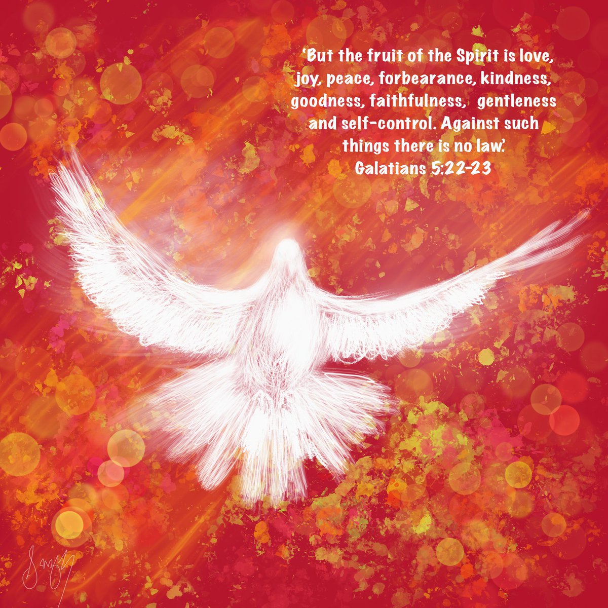 Come Holy Spirit. My latest digital artwork. See FB Suzanne dugmore’s pencil portraits and other original artworks and Instagram pencil portraits by Suzanne #hope #holyspirit #christianart