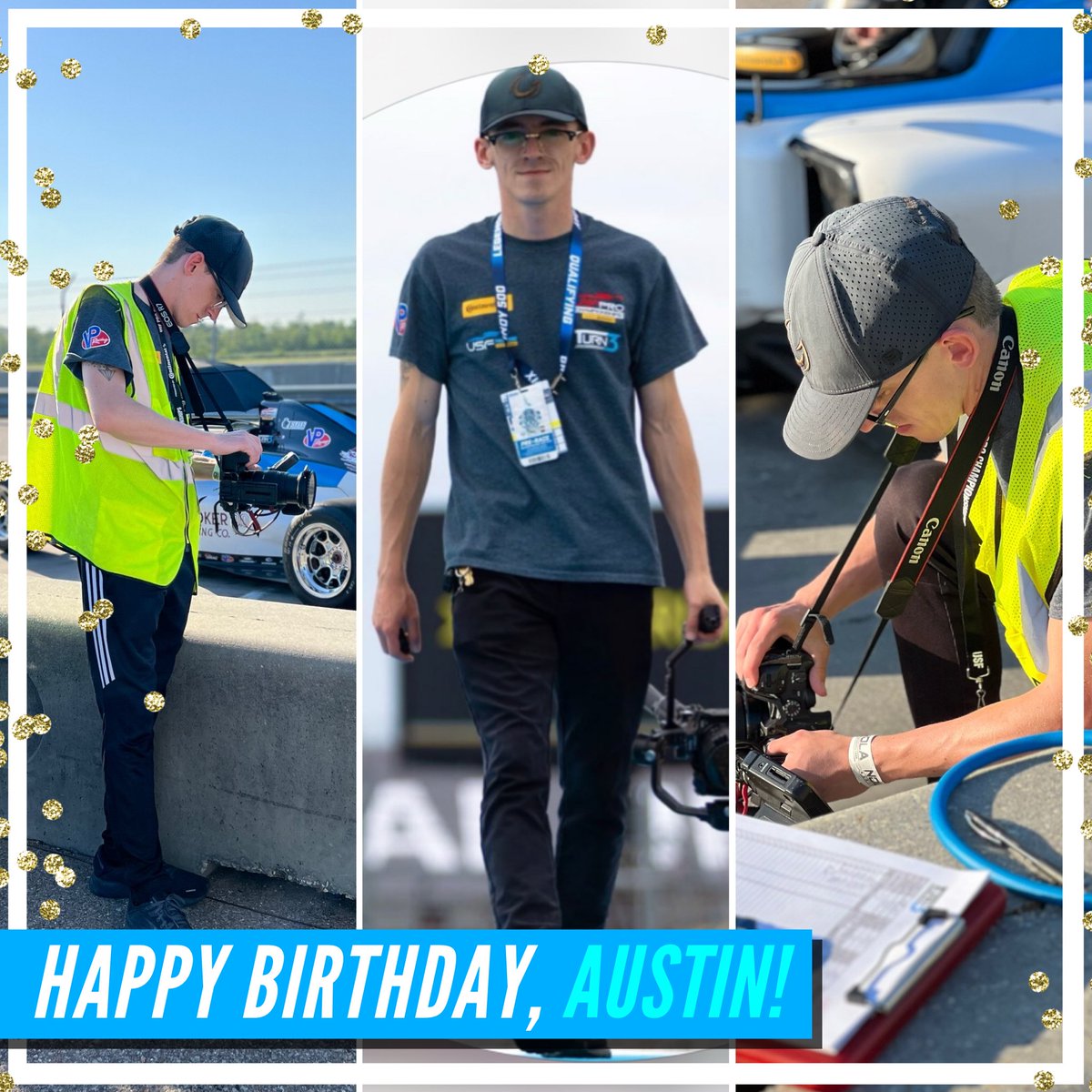 Happy Birthday to this legend, Austin! Have the best day doing what you love! 🎥🥳 #HappyBirthday #USFPro