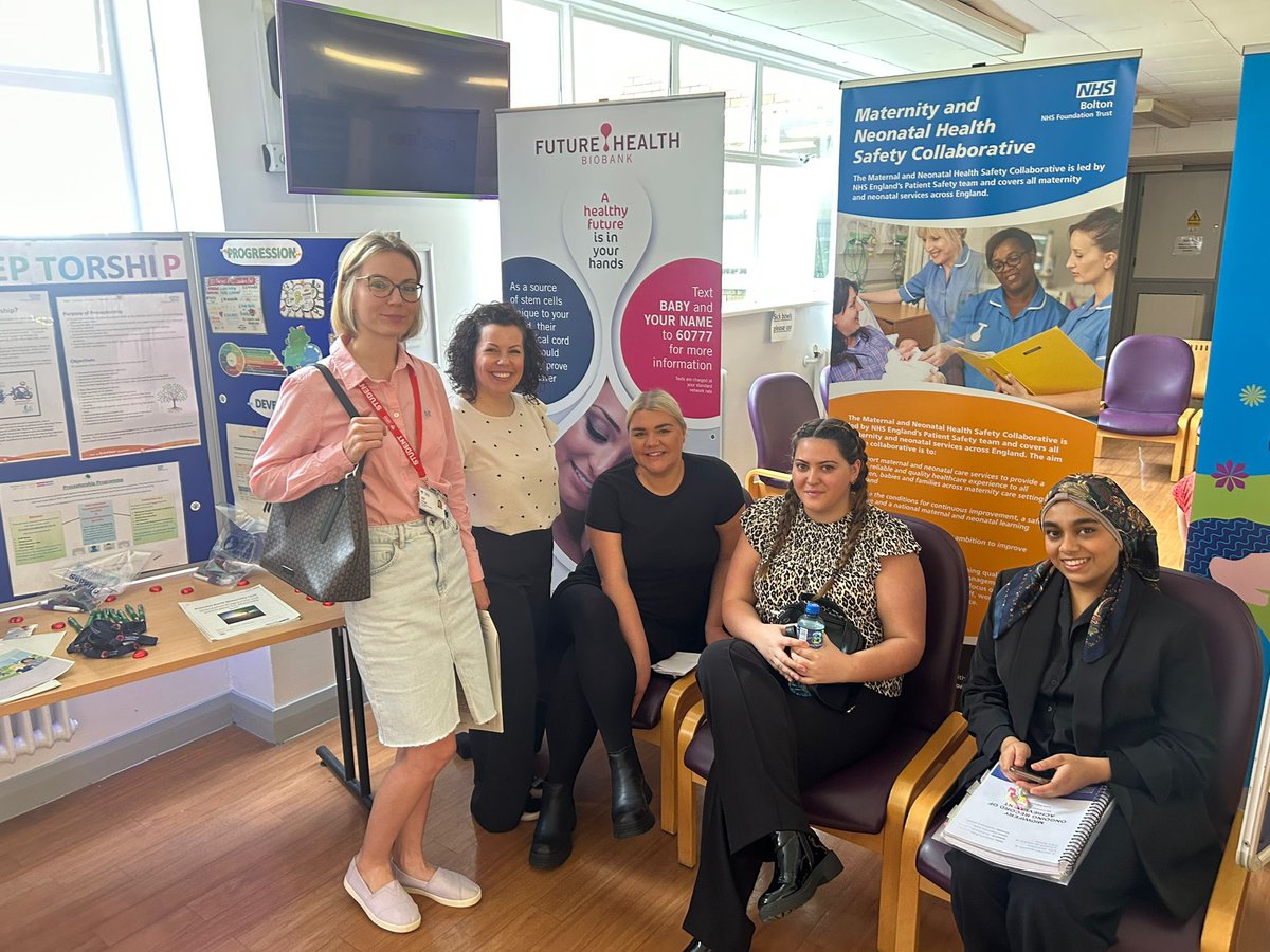 Fantastic day meeting all our candidates at our Maternity recruitment event and showing all the services we offer at Bolton Maternity Services. @jacotton01 @RachFMHJN @Samanthawhelan7 @boltonnhsft