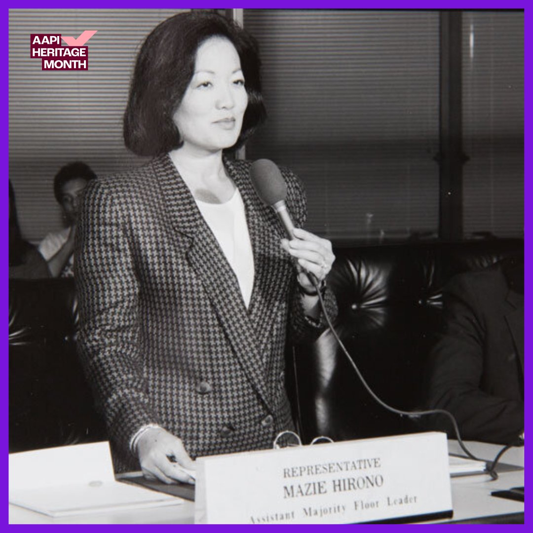 #OTD in 2011: Senator @MazieHirono announced her bid for a U.S. Senate seat in Hawaii. Upon winning the election in 2012, she became the FIRST Asian-Pacific Islander woman — and only the second woman of color — ever elected to the U.S. Senate! #AAPIHeritageMonth 🎉