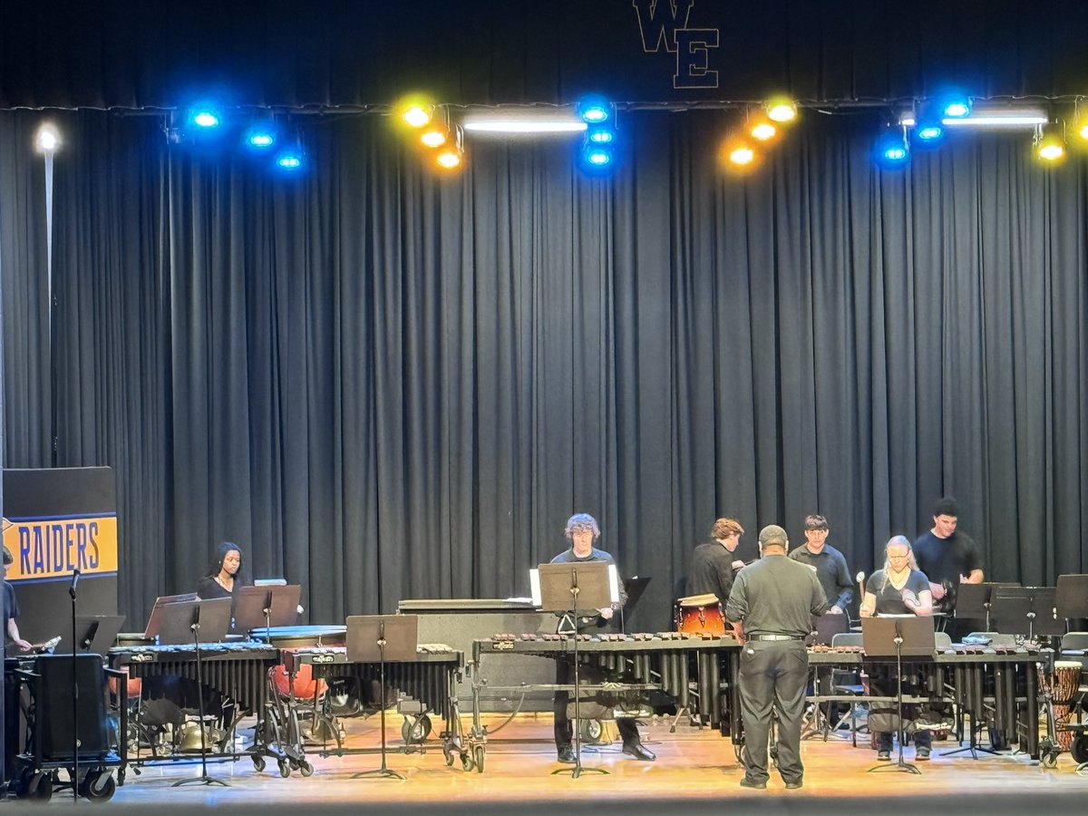 Congratulations to the Percussion Ensemble for an incredible May concert today!