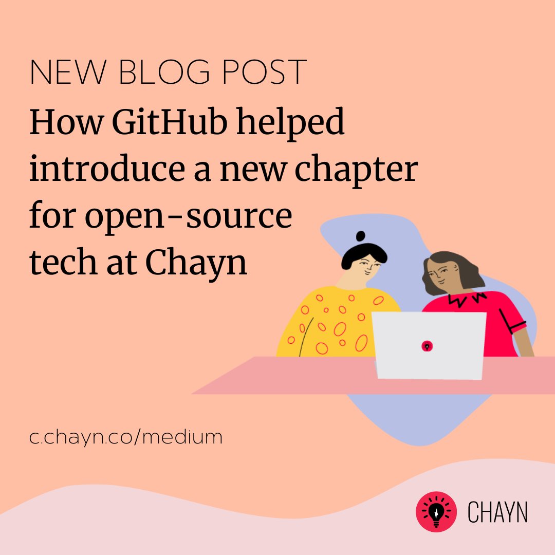 📣 New blog post📣 Our Senior Engineer Ellie Re’em talks about how GitHub helped introduce a new chapter for Chayn’s open-source community. Thanks @github, always a boost to have your support 👏🏼 c.chayn.co/medium