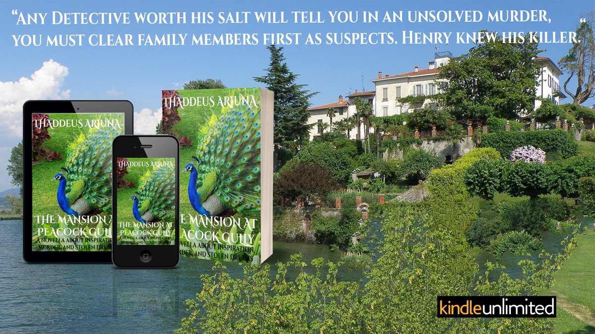Carol Marrs Phipps (@car01am) on Twitter photo #RT <a href="/ThaddeusArjuna/">Thaddeus Arjuna. Aspiring Scribe, w/ Tidy Typos</a>
THE MANSION AT PEACOCK GULLY
A story of a Visionary Restaurant Owner who goes missing two days before the Grand Opening of his Resort style Mexican Restaurant on the Sacramento River.
#KindleUnlimited
amazon.com/Mansion-Peacoc…
# Foodie #RT <a href="/ThaddeusArjuna/">Thaddeus Arjuna. Aspiring Scribe, w/ Tidy Typos</a>
THE MANSION AT PEACOCK GULLY
A story of a Visionary Restaurant Owner who goes missing two days before the Grand Opening of his Resort style Mexican Restaurant on the Sacramento River.
#KindleUnlimited
amazon.com/Mansion-Peacoc…
# Foodie