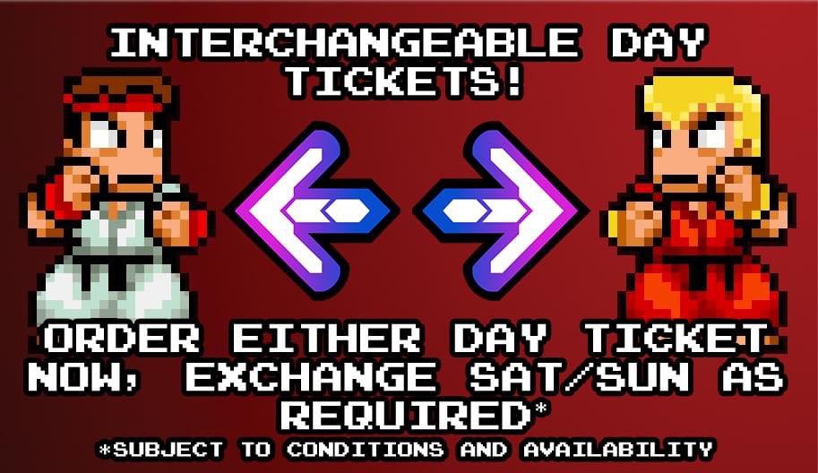 If you’re undecided on which day to come to REVIVAL: Game Not Over in 3 weeks’ time, remember that day tickets are interchangeable! Order now, don’t delay: tinyurl.com/REVIVAL2024 #RRE #retrogames @TheRetroAsylum #arcade