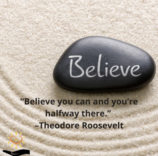 #HappySunday 🌞

“Believe you can and you're halfway there,” Theodore Roosevelt ⚔️🌹

#BeTheLight #SpreadHope #GoodVibesOnly #IQRTG #womenintech #ThinkBIGSundayWithMarsha🇺🇸