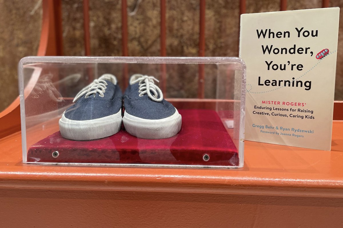 What do you want most for your kids? To be healthy, happy, and good. There's someone you recall fondly who left us blueprints about raising creative, curious, caring kids: #MisterRogers. You can find these blueprints in this book. #143Day #143DayinPA whenyouwonder.org