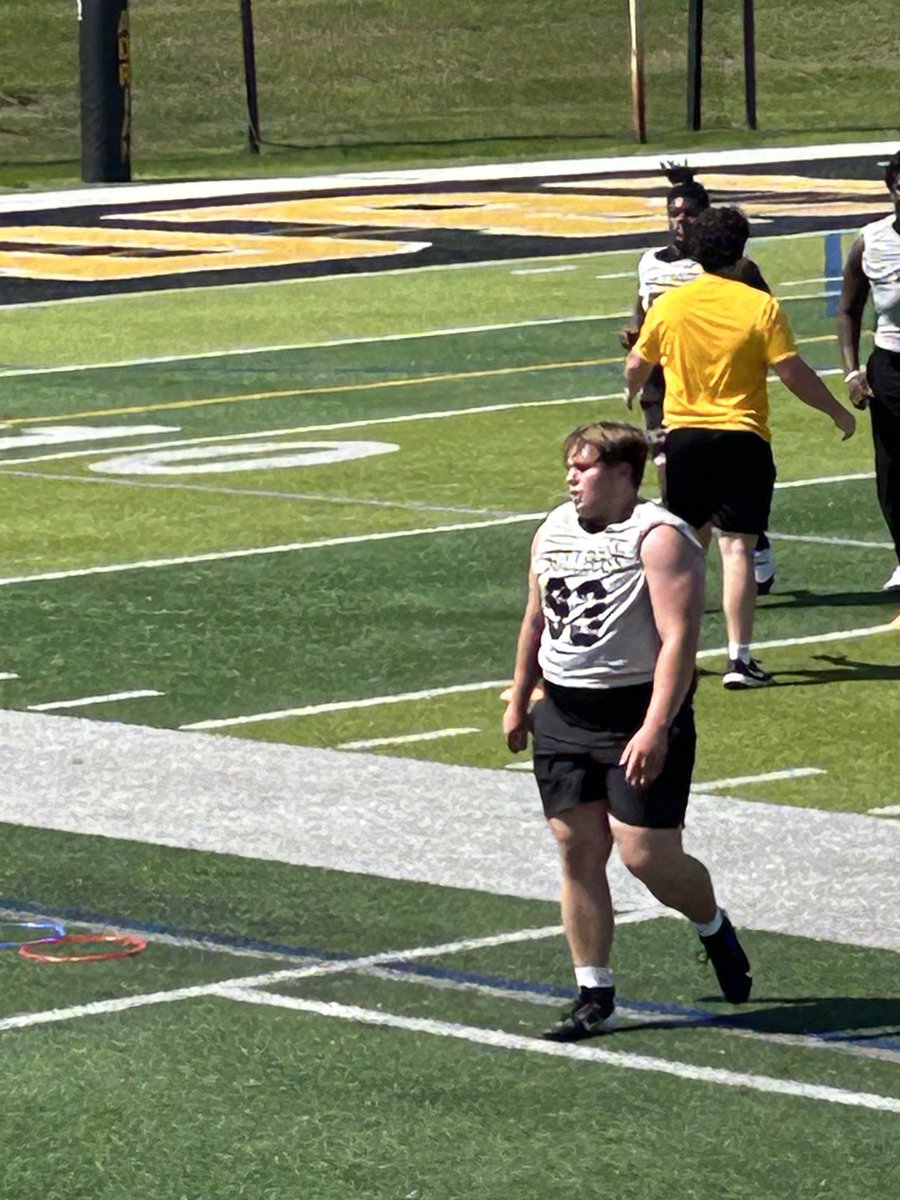 Had a great time @AdrianCollegeFB prospect camp yesterday! Thank you to @CoachKnollman and players who worked with me! @cwilliams2209 @dtallman78 @football_lhsrec @MIexposure @MichFBFrenzy @TheD_Zone