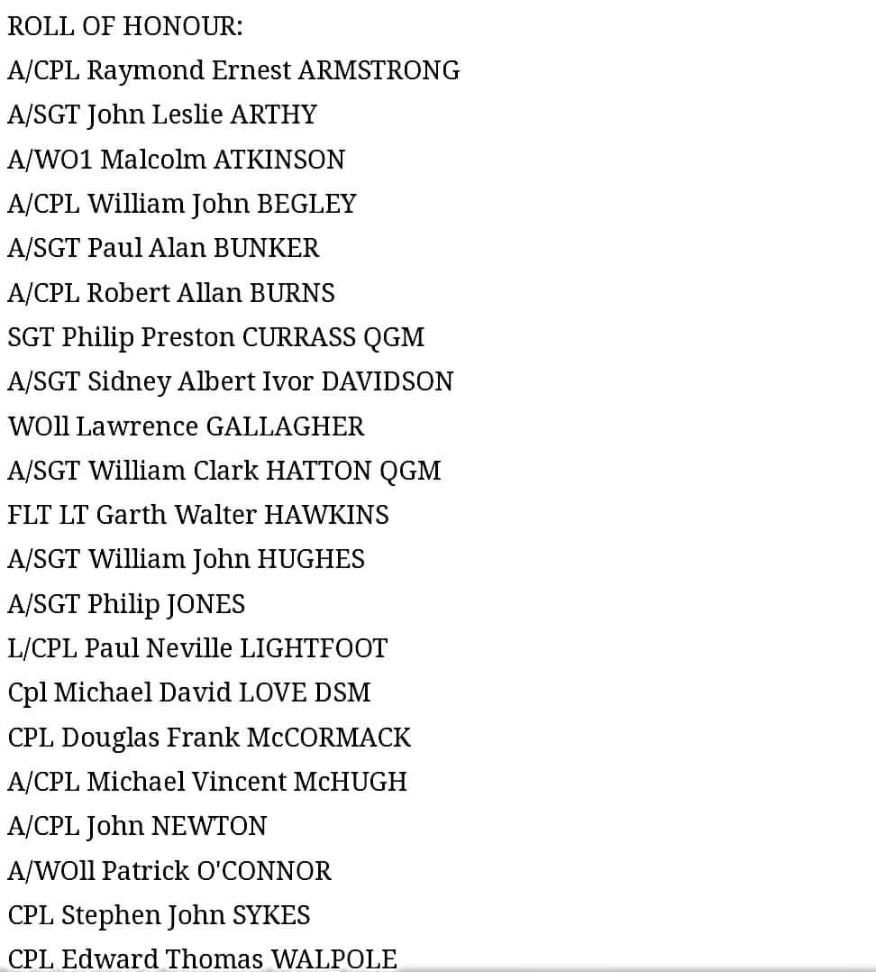 Of the 29 men on board, 21 are killed (18 men from the SAS, some fresh from the Pebble Island raid) an Aircrewman, one from the RAF and one Royal Signals, and 8 survive. A tragic loss. Roll of Honour below: