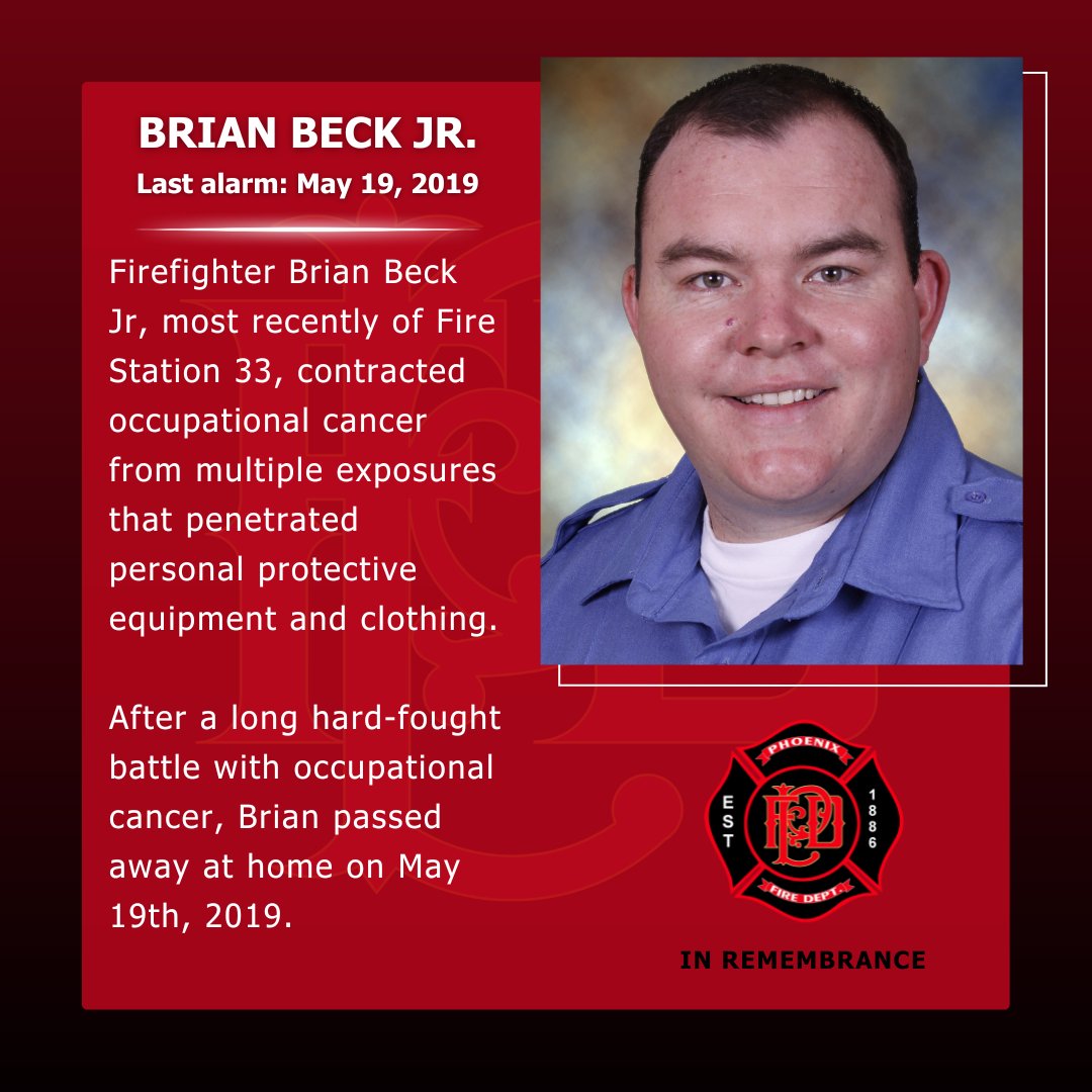 IN REMEMBRANCE: Today marks 5 years since we lost Firefighter Brian Beck Jr. Today and everyday, #PHXFire honors his service and sacrifice.