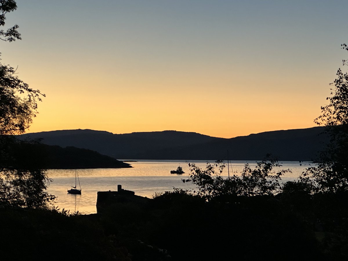 Goodnight ⁦⁦@pennygatemull⁩ #mull #visitscotland #summerbreaks