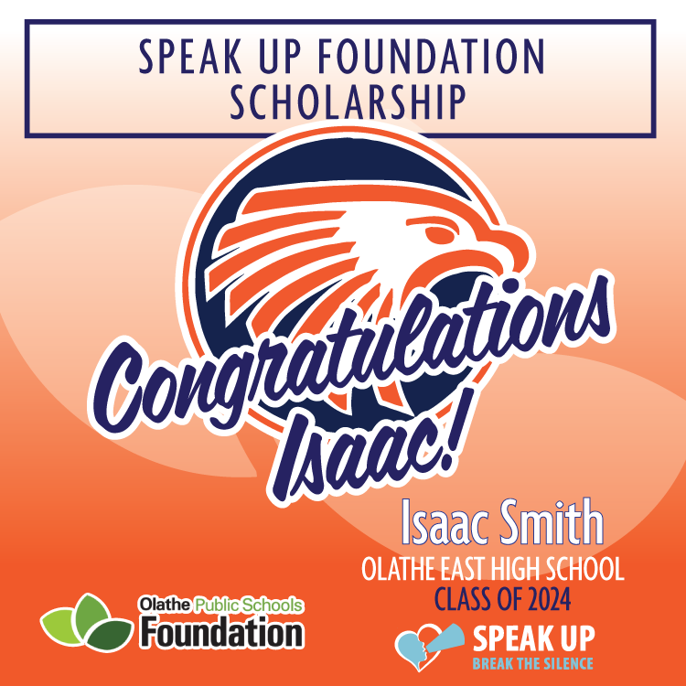 OPSF233's tweet photo. Congratulations to these winners of the new Speak Up Foundation Scholarship!
#OEHS #OlatheEastHighSchool #ONHS #OlatheNorthHighSchool https://t.co/pdyWjFrGG2