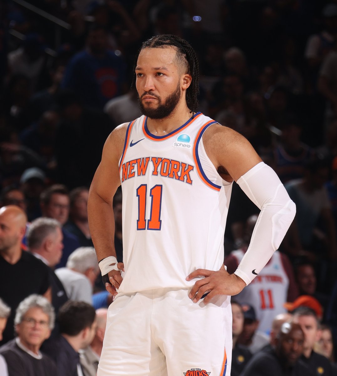 BleacherReport's tweet image. Jalen Brunson (fractured left hand) is out for the rest of Game 7