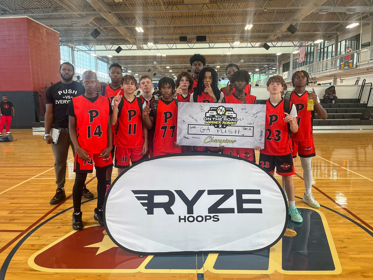 RYZE on the Road Warner Robins II 14U Championship: Ga Push 55 Georgia Rebels 40 This group has a ton of size and athleticism. Josh Sanders looked dominant all weekend, and Push also got big contributions from X’Zavier Cannon, Zaiden Nelson, and Shaheem Barbosa.