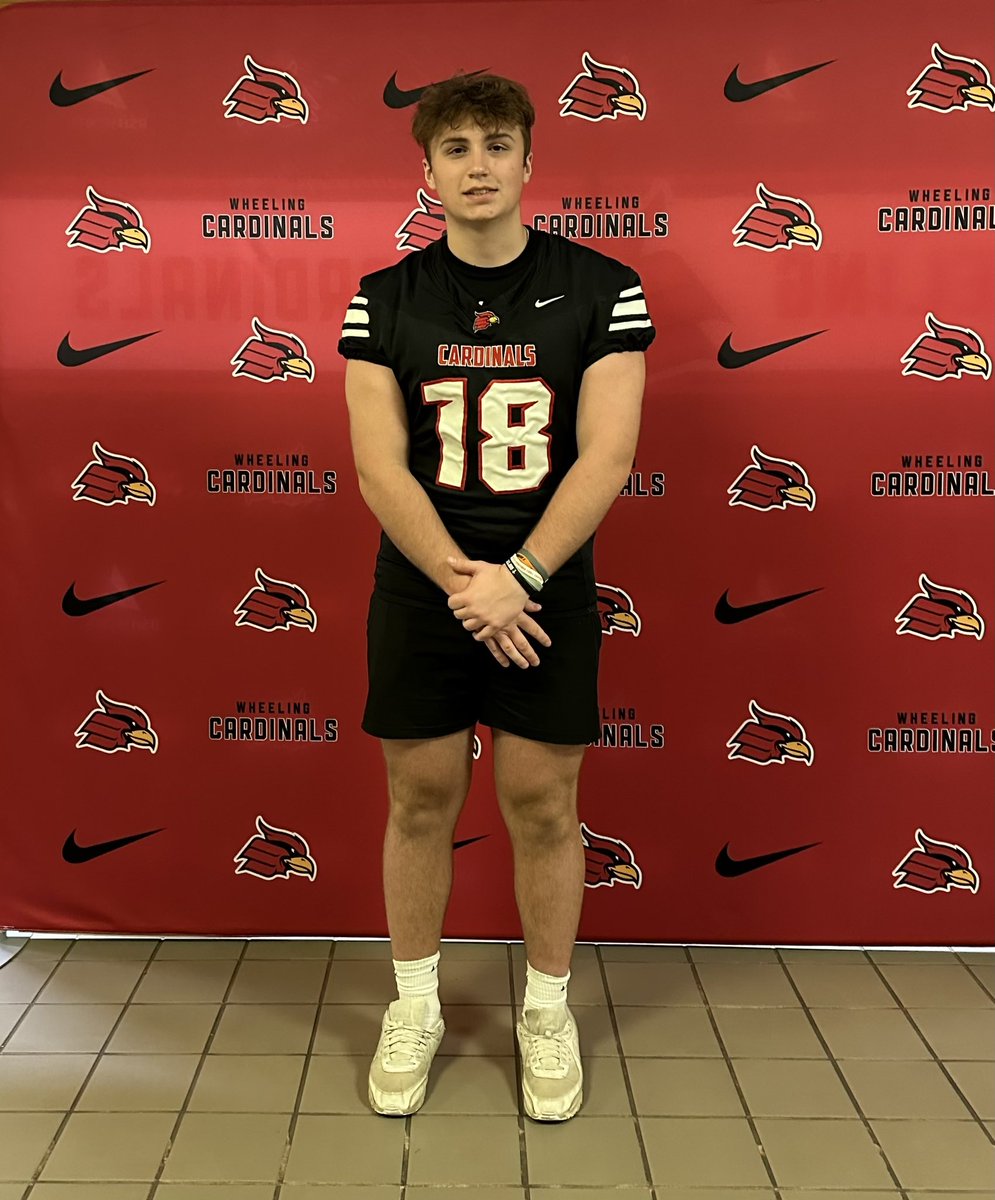 Had a great Junior Day and visit today at @WheelingU_FB. Thank you to @zachmartin34 and @Coach_JEmerich along with the rest of the coaching staff for the experience! @CoachBruneyW_U @FootballHillers @DKnause5