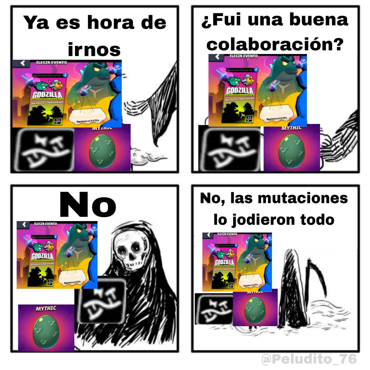 Peludito_76's tweet photo. Malditas mutaciones https://t.co/pXCFDPFODV