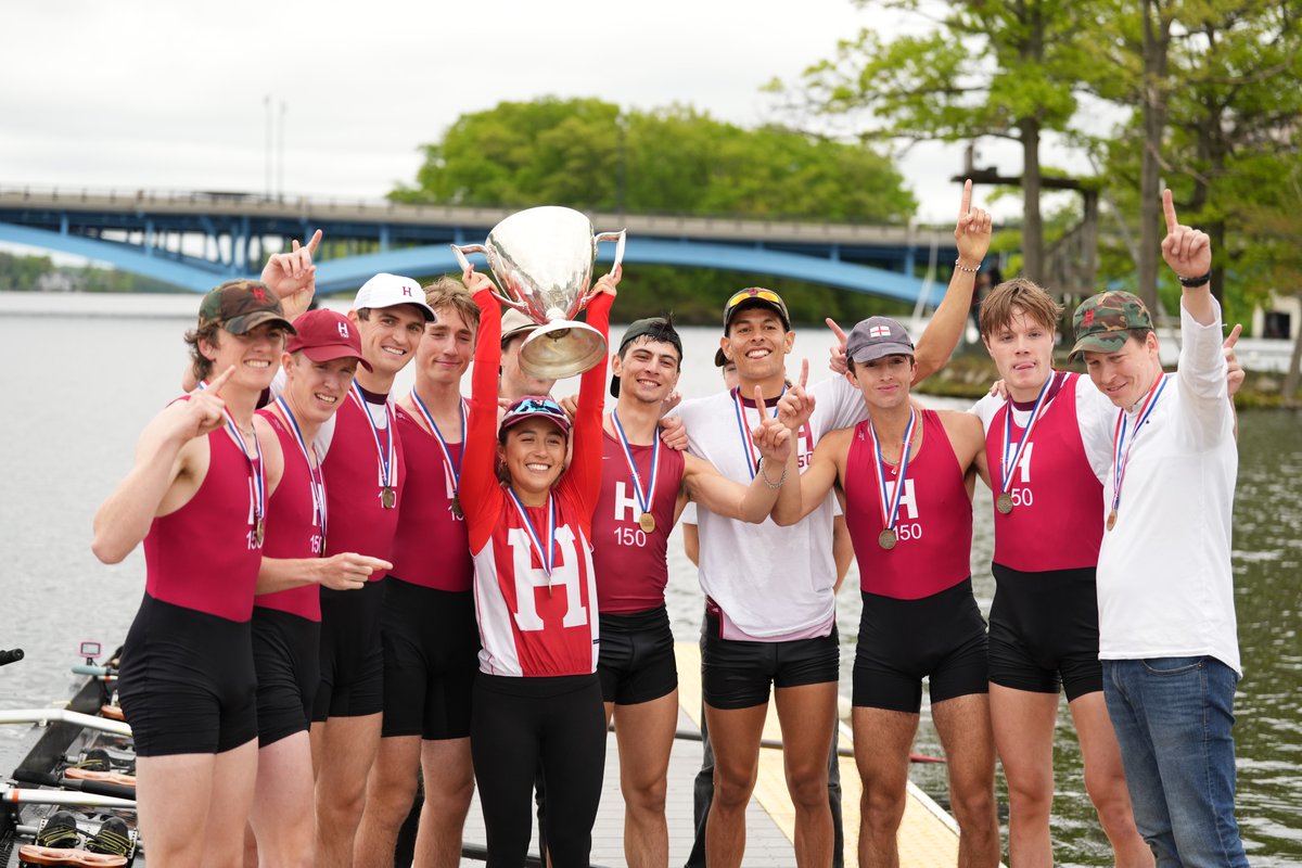 2024 EASTERN SPRINTS CHAMPIONS 🏆 For the first time since 2013, Harvard men's lightweights win the grand final at Eastern Sprints. #GoCrimson
