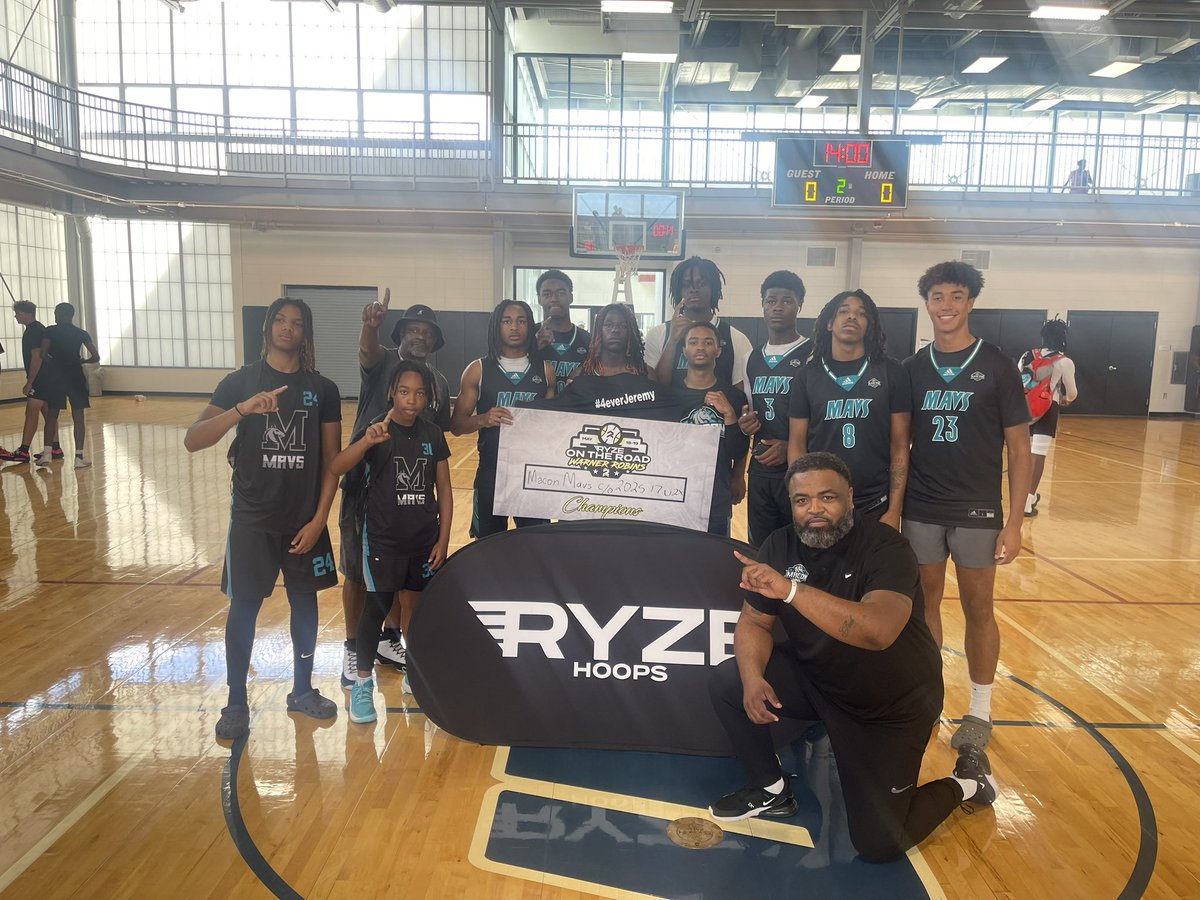 RYZE on the Road Warner Robins II 17U Champions: Macon Mavs The kings of Middle Georgia in 2024, the Mavs won at both of our Warner Robins stops in 17U. Frankie Raines, Tristen Abner, Lincoln Harper, & Brandon Ashley all had big moments this weekend as they looked very