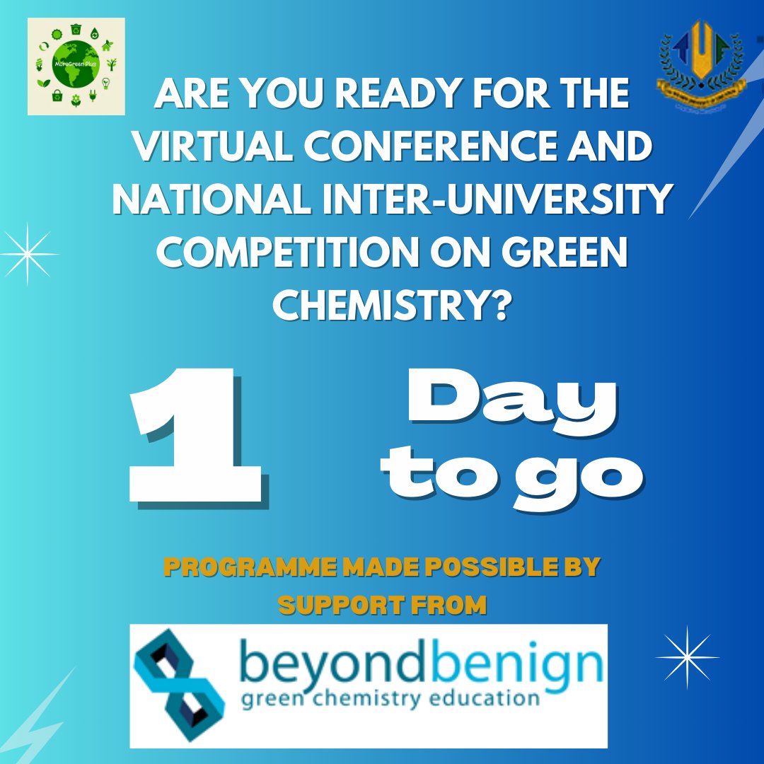MoreGreenPlus's tweet photo. We can't wait to see you in less than 24 hours. Let's innovate with Green chemistry    

#GreenChemistry 
#Greenchemistryeducation 
#sustainablechemistry 
#Tasued2024 
#beyondbenign 
#Sustainability 
#Innovation https://t.co/a7hEn636N6
