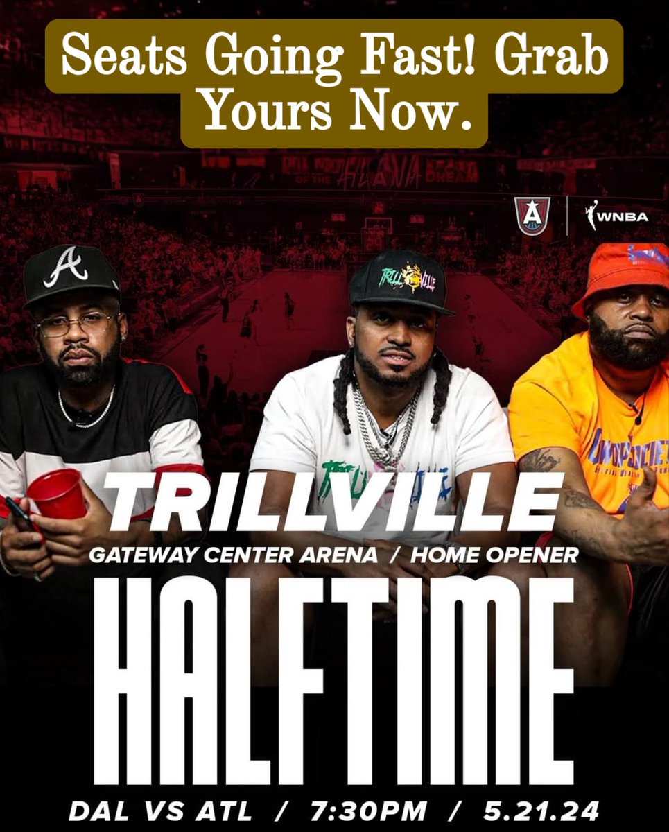 Fun wrinkle for this coming week: Trillville will be the halftime performance during the Atlanta Dream’s home opener against the Dallas Wings on Tuesday. #WNBA #WelcomeToTheW