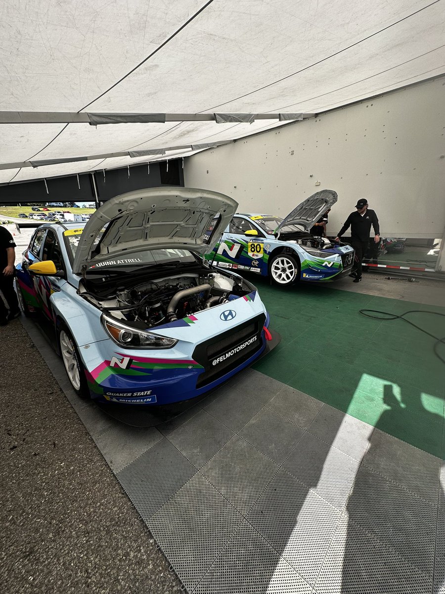 A great weekend at @CTMPOfficial with @felmotorsports ends with a double podium for @PolicaroGroup Motorsport in GT4 and a podium for both Baker Racing and @HyundaiRacingCA in TCR.