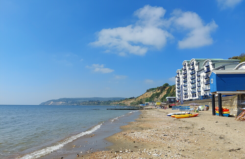 First stop on Sunday's trip to the Isle of Wight - a walk along the beach in Sandown.