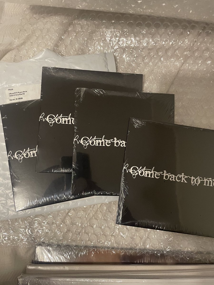 One of our buyers has just received their 'Come back to me' single CDs. Thank you for promptly sending us the proof via DM. We hope you work with us again! #namjoonusaproof #RighPlaceWrongPerson