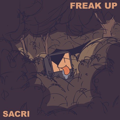 SacriStuff's tweet image. Recently, an early concept for Sacri's album, "Boot Up" has been found. This cover features a slightly more "freaky" difference as well as an alternate name. Do you prefer this cover?