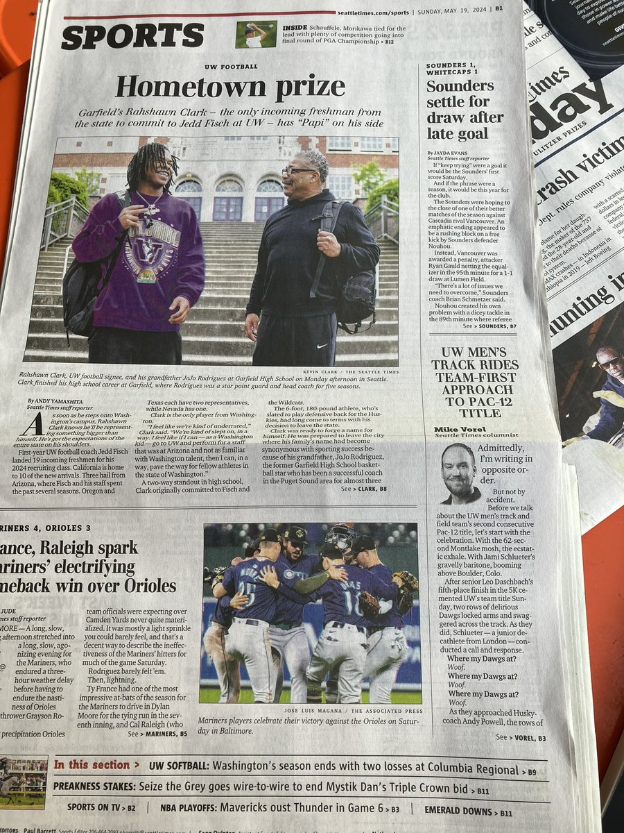 In print today @seattletimes #longliveprint