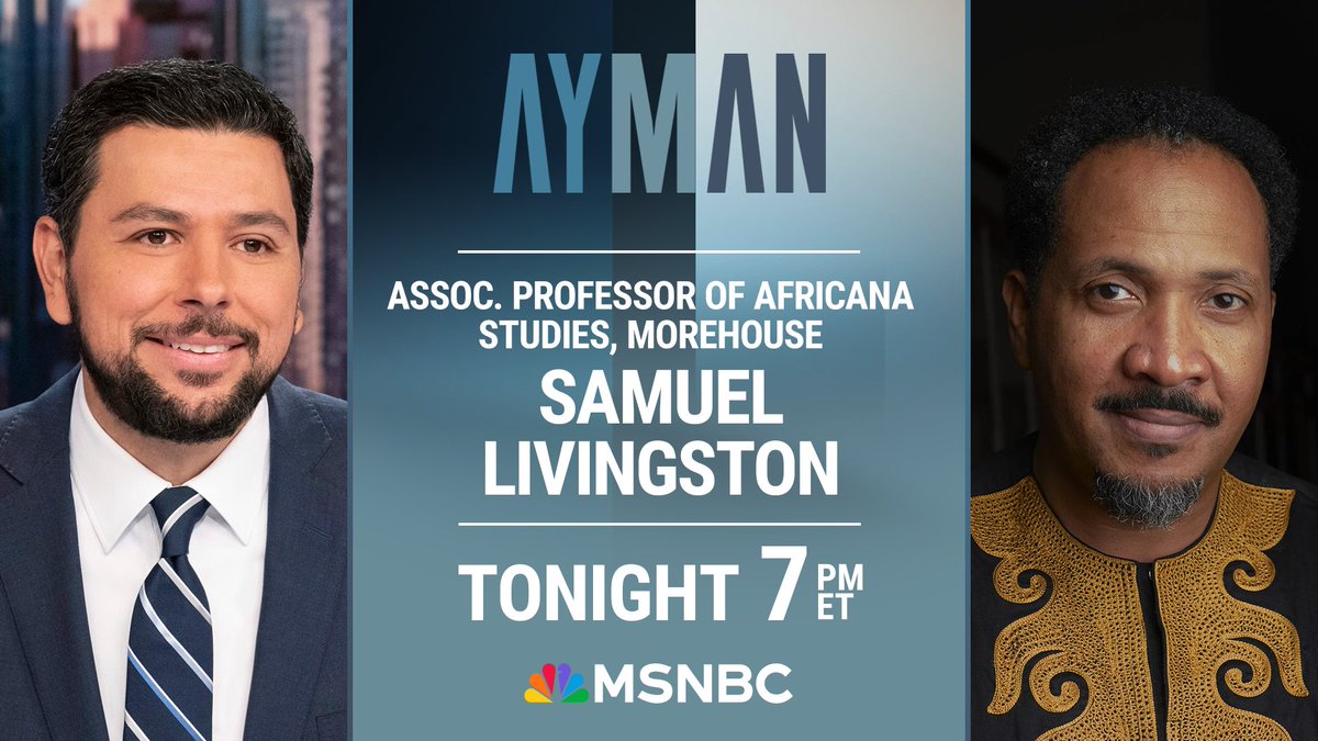 TONIGHT AT 7: Morehouse Associate Professor Samuel Livingston talks to @AymanM to reflect on Pres. Biden's commencement speech and a day of symbolic protests against him.