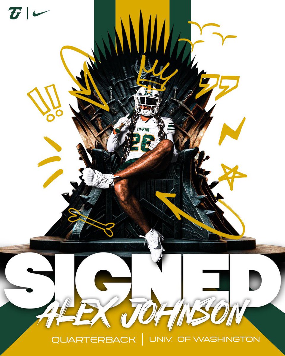 Alex Johnson (@alex_johnson02) on Twitter photo Highly blessed and thankful for this opportunity. Done deal <a href="/TUDragonFB/">Tiffin University Football</a> Highly blessed and thankful for this opportunity. Done deal <a href="/TUDragonFB/">Tiffin University Football</a>
