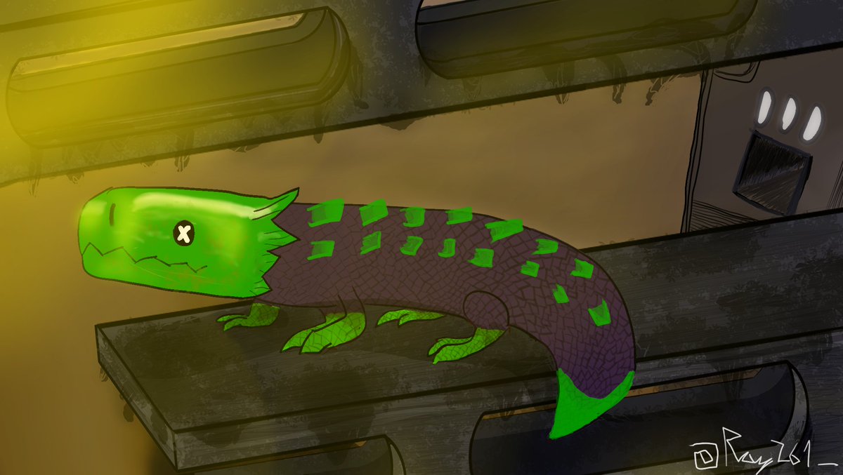 Ray261_'s tweet image. Green lizor!

#Rainworld