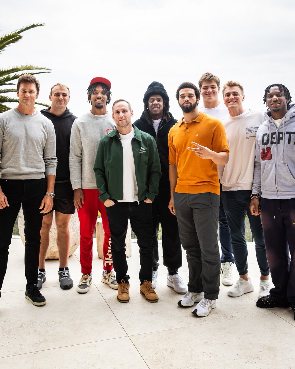 Tom Brady, Michael Rubin, and Jay-Z hosted some of the NFL’s top rookies in LA again to talk sports and business.

• Bo Nix
• Drake Maye
• Malik Nabers
• Brock Bowers
• Caleb Williams
• Jayden Daniels