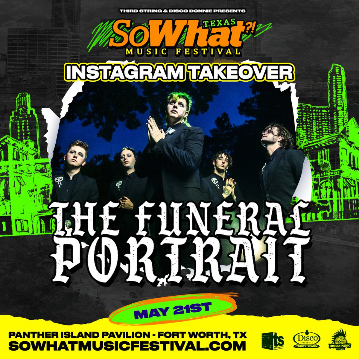 Join @tfp_devotion on May 21st for a devotion ceremony on the So What?! Instagram as they show you BTS, host q&a's, and more. 🖤 instagram.com/sowhatmusicfes…
