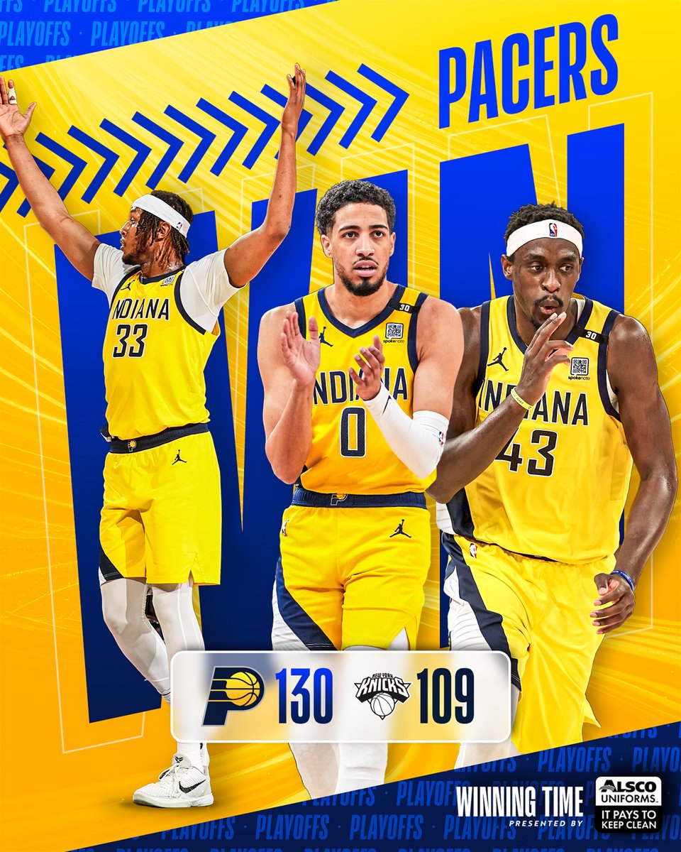 DOMINATED GAME 7 IN THE GARDEN 😤

#PacersWin