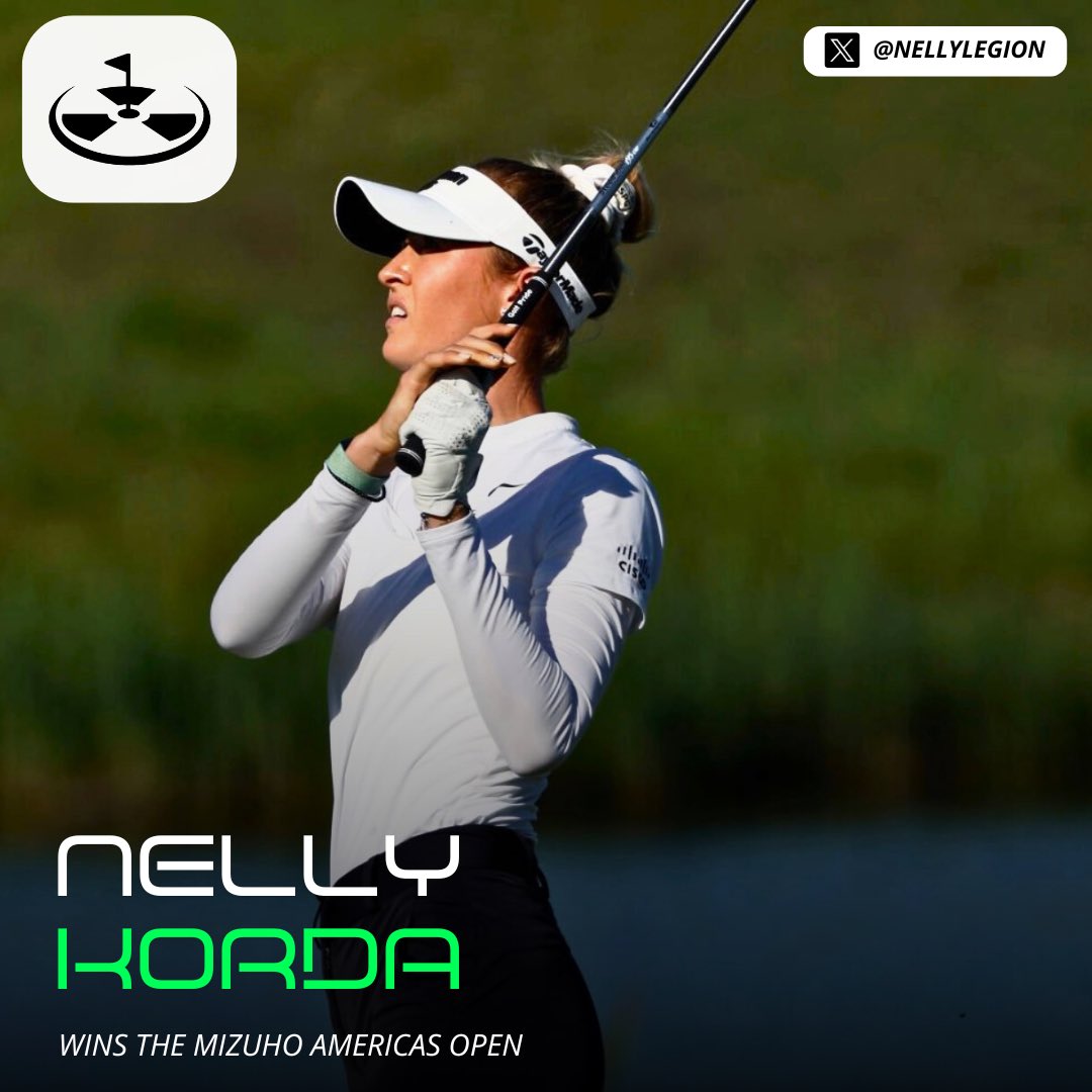 🚨🏆✅ ANOTHER ONE FOR NELLY — Korda rattles off her 6th win in 7 starts with a victory at the Mizuho Americas Open 🤯 @NellyLegion