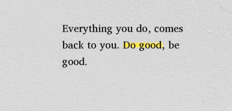 The good you do comes back to you. #PositiveVibes #BeGoodDoGood #Motivation #Inspiration #LifeLessons #SpreadPositivity #InspirationalQuotes #Mindfulness #BeGreat
