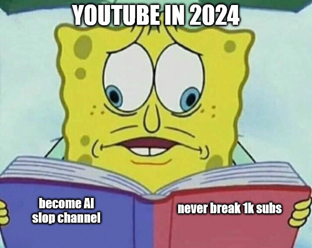 Starting a YouTube channel in 2024 feels like