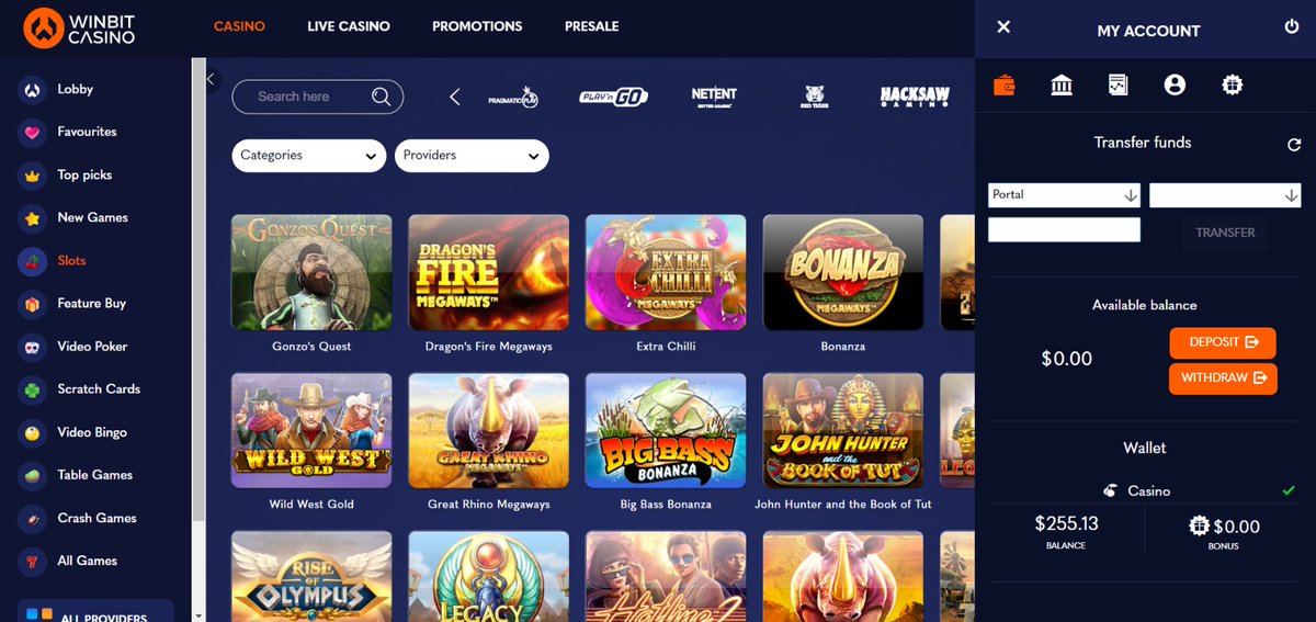 Getting started on an online casino platform has never been this easy.

At Winbit we prioritize the user experience from start to finish. 

#cryptocasino #winbit