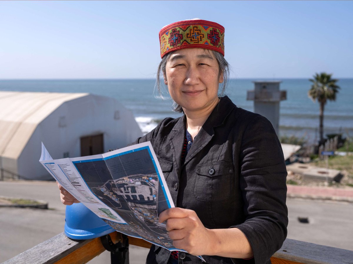 Peacekeeper of the Day: 'Peace is not a guarantee but also not a fantasy - every one of us deserves peace.' As @UNIFIL_'s Chief of the Geographic Information System Team, Ayako Kagawa 🇯🇵 uses geo-enabled solutions to support the Mission's operations. #PKDay @JapanMissionUN