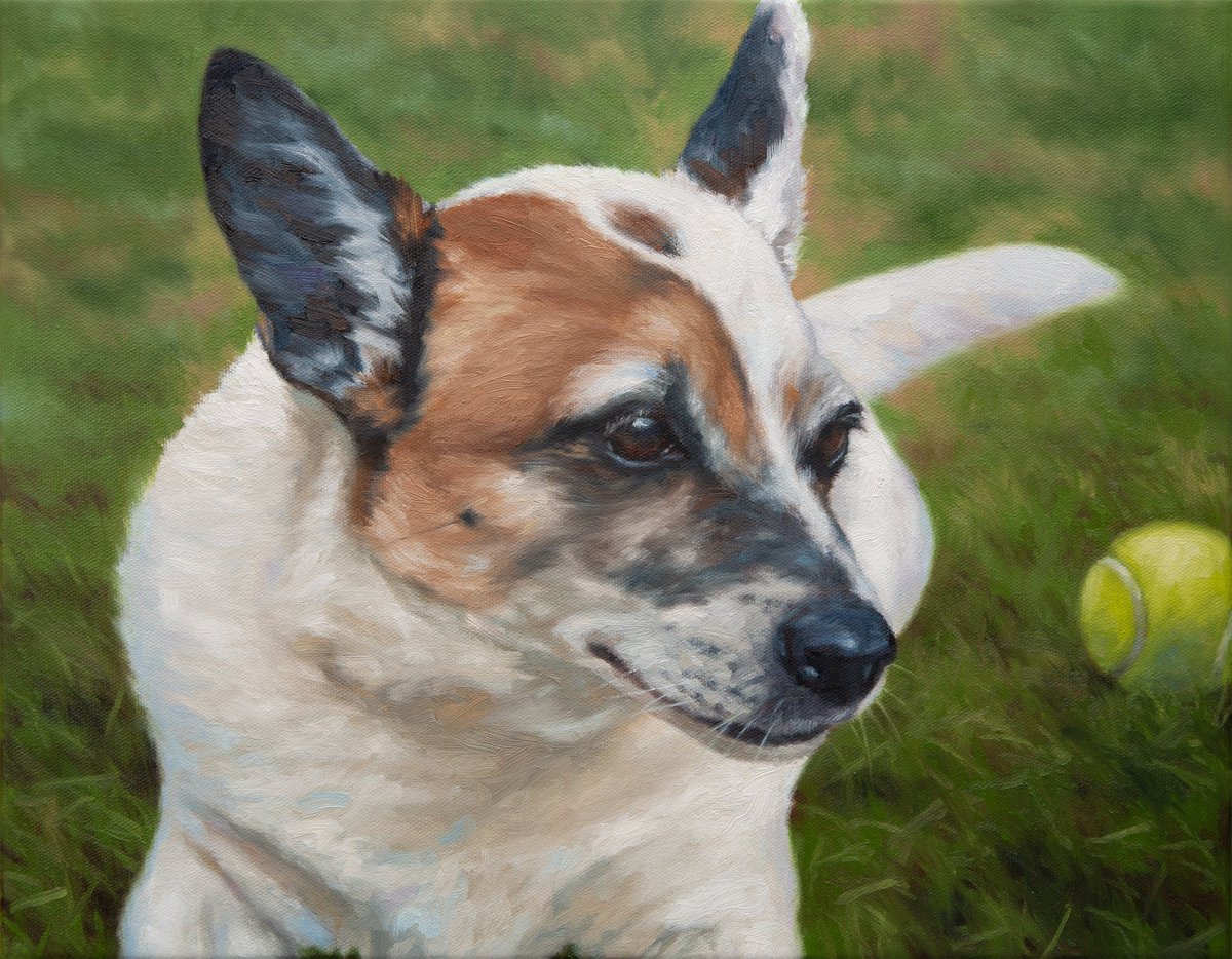 Simeon Walker (@simeonwalkerart) on Twitter photo Duet (oil on canvas)
36cm x 46cm / 14”x 18”
Private commission SOLD
Website: simeonwalkerart.com
Instagram: <a href="/simeonwalkerart/">Simeon Walker</a>
Facebook: <a href="/simeonwalkerart/">Simeon Walker</a>
#oiloncanvas #originalart #oilpainting #jackrussell #artcollector #dogpainting #australianartist #petportrait #petart Duet (oil on canvas)
36cm x 46cm / 14”x 18”
Private commission SOLD
Website: simeonwalkerart.com
Instagram: <a href="/simeonwalkerart/">Simeon Walker</a>
Facebook: <a href="/simeonwalkerart/">Simeon Walker</a>
#oiloncanvas #originalart #oilpainting #jackrussell #artcollector #dogpainting #australianartist #petportrait #petart