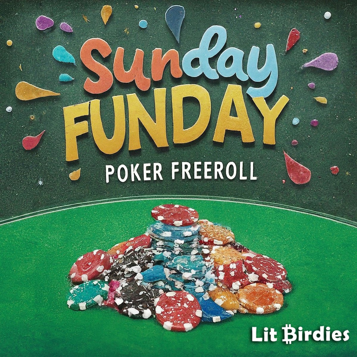 Sunday Funday 🃏 Poker Freeroll Tonight 8pm 🏆 #NFTs #Crypto GTD Prizes 🎉 #NFT #Airdrops → ❤️, RT & Tag 3 Friends ♣️ CLUBGG ID: 395984 🔗 discord.gg/FMpQHRQ2w6 Join Us For 🔥 #P2E #NFTgames #nftcommunity #nftgiveaway #lit