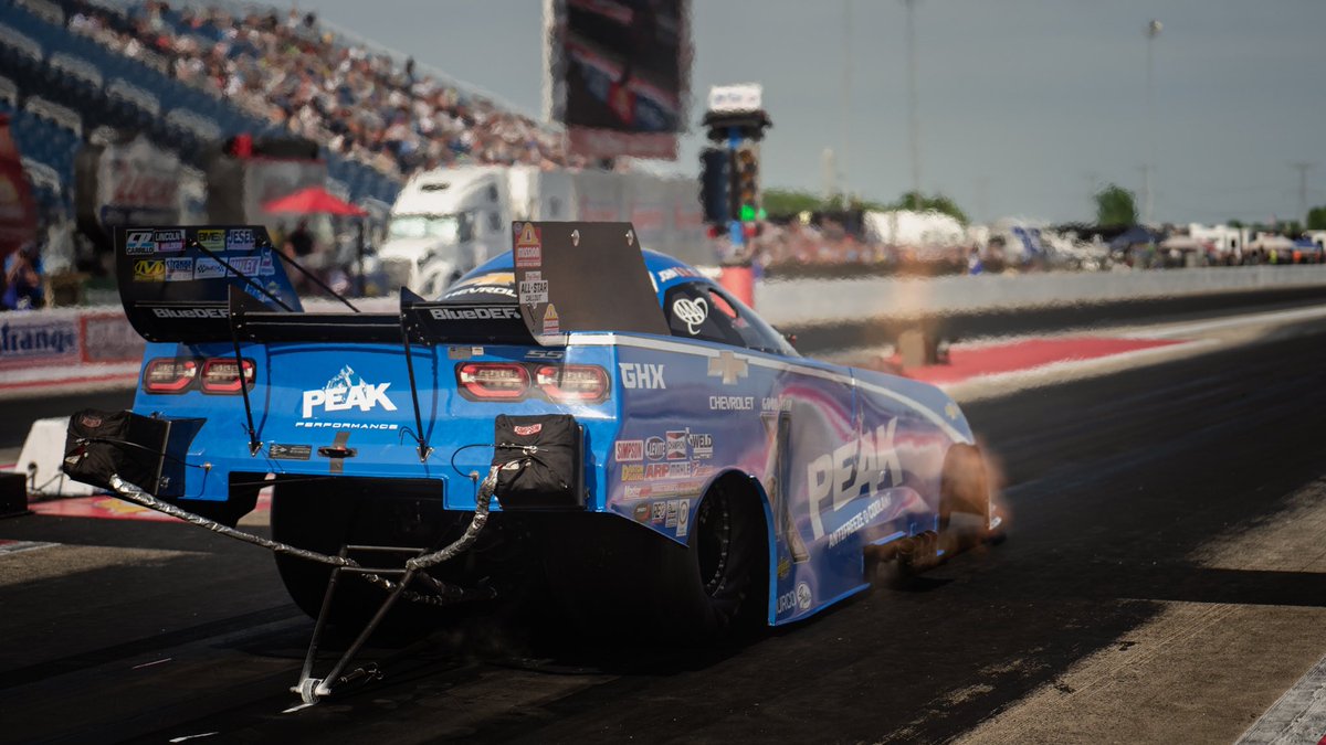CHICAGO Funny Car FINAL RESULT: @JohnForce_FC - Runner-Up 4.096 at 311.05 mph @peakauto #Route66Nats